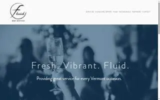 Fluid Bar Service website