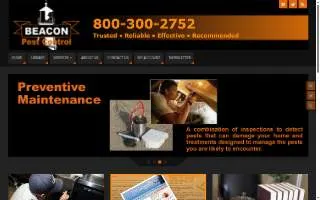 Beacon Pest Control website