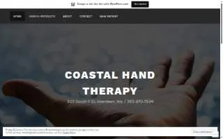 Coastal Hand Therapy of Aberdeen website