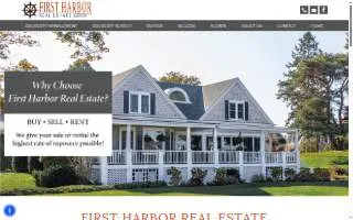 First Harbor Real Estate website