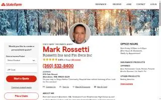 Mark Rossetti - State Farm Insurance Agent website