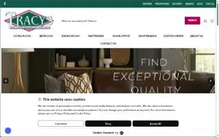 Tracys Furniture website