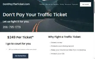 Cahoon Law Office of Arlington website