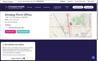 Compass Health - Smokey Point website