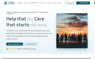Counseling Services for Wellbeing - Smokey Point website