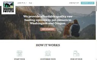 Pawradise Raw website