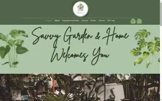 Savvy Garden & Home website