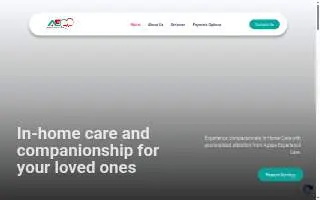Agape Experience Care website