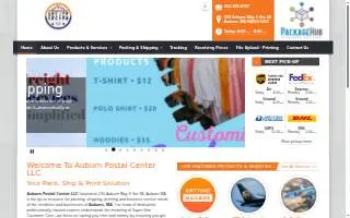 Auburn Postal Center LLC website