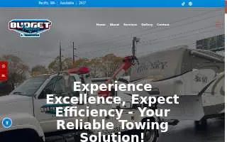 Budget Towing of Auburn website