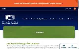 Highline Physical Therapy - Auburn website