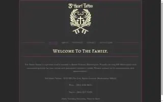 3rd Heart Tattoo LLC website