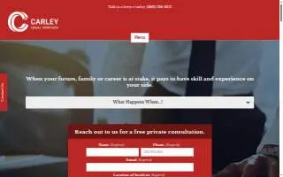 Carley Legal Services of Battle Ground website