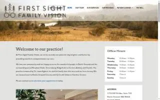 First Sight Family Vision website