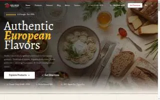 Kalinka Euro Market website