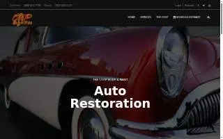The Coop Body & Paint website
