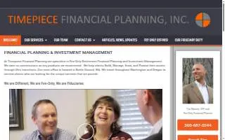 Timepiece Financial Planning website