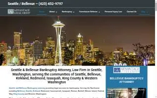 Advantage Legal Group website