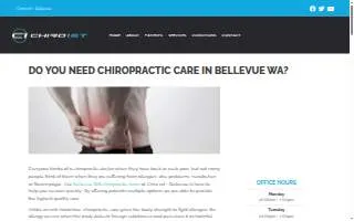 Chiro 1st - Bellevue website