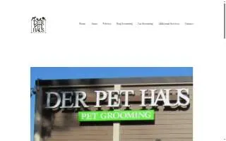 Der Pet Haus website