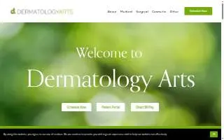 Dermatology Arts of Bellevue website