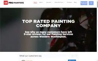 EA Pro Painters of Bellevue website