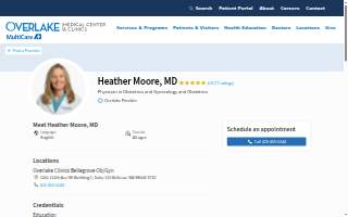 Heather A Moore, MD