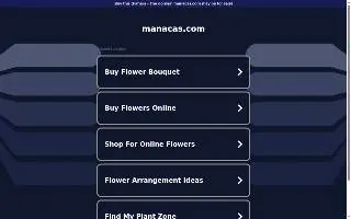 Manca's Catering website