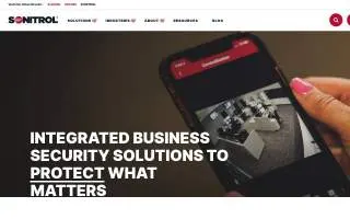 Sonitrol Pacific Security Systems Seattle, A Pye-Barker Fire & Safety Company website