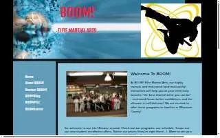 BOOM! Elite Martial Arts website