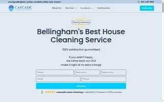 Cascade Home Cleaning website