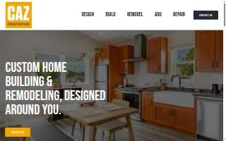 CAZ Construction website