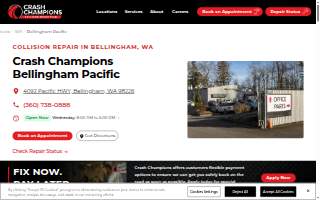 Crash Champions Collision Repair Bellingham Pacific