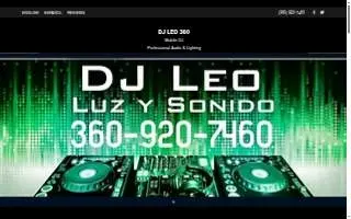 DJ LEO 360 website