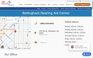 Hearing Northwest of Bellingham website