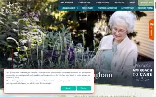 Highgate Senior Living - Bellingham website