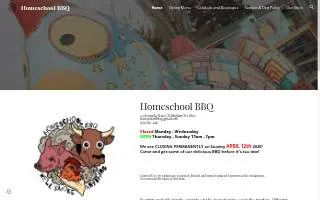 Homeschool BBQ website