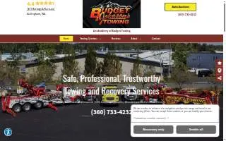 Johnson's Towing of Bellingham website