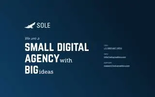 Sole Graphics website