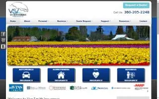 Von Smith Insurance website