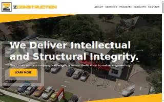 Z Construction website