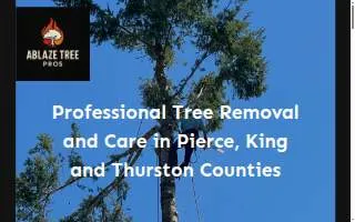 Ablaze Tree Pros LLC website