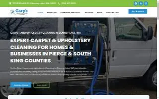 Gary's Carpet And Upholstery Cleaning website