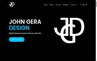 John Gera Design website