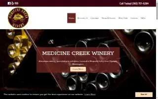 Medicine Creek Winery of Bonney Lake website