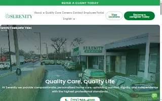 Serenity Senior Care AFH, INC website