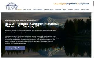 Terry Law Firm, P.S. of Bonney Lake website
