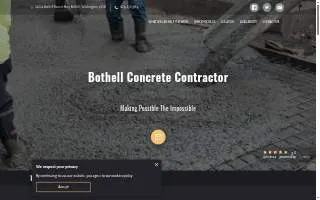 Bothell Concrete Contractor website