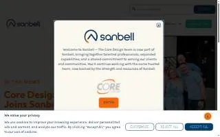 Core Design, Inc. - a Sanbell Company website
