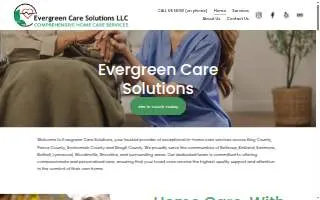 Evergreen Care Solutions website